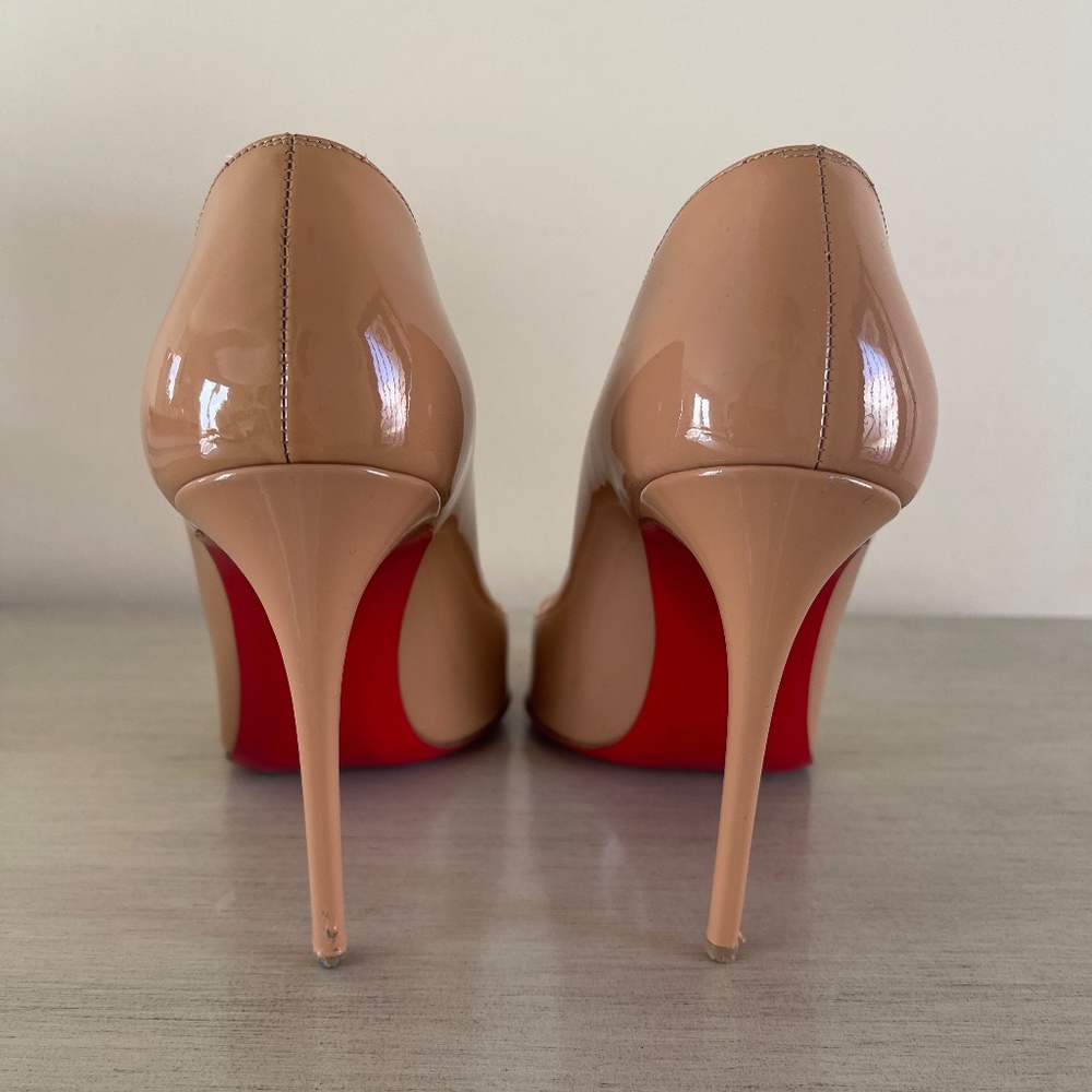 Christian Louboutin Pigalle Follies Patent Leather Nude (OBO) - Picture 5 of 12